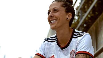 Jennifer Hermoso, jugadora de la Selección.