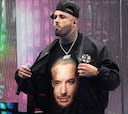 Nicky Jam recordó a J Balvin en clausura del Mundial de Rusia
