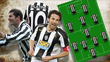 Platini, Zidane o Del Piero: el XI histórico de la Juventus asusta