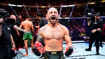 Alexander Volkanovski tras uno de sus combates.