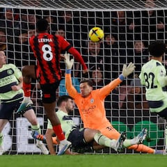 Lerma anota en la caída de Bournemouth ante el City