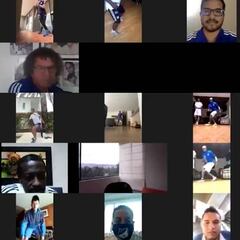 Millonarios celebra su aniversario en entreno virtual con hinchada
