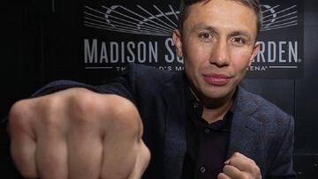 Gennady Golovkin posa en el Madison Square Garden