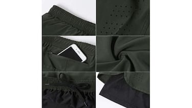 El pantaln de running para hombre con malla para reducir la friccin