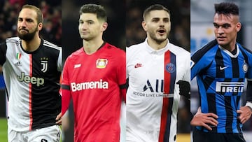 Los nueves argentinos lucen en la Champions League