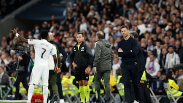 07/12/25 PARTIDO PRIMERA DIVISION JORNADA 15
REAL MADRID - CELTA DE VIGO
EXPULSION TARJETA ROJA ALVARO CARRERAS
XABI ALONSO