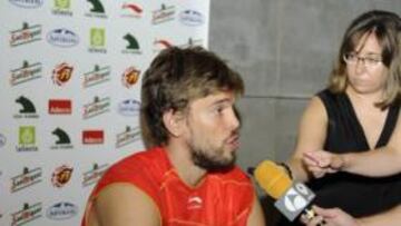 <b>OBJETIVO.</b> Marc Gasol afirmó que el objetivo de España en el Eurobasket es el oro.