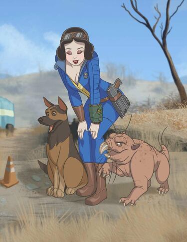 Galeria: Las Princesas Disney sobreviviendo en el Yermo de Fallout 4