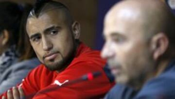 Arturo Vidal: "El grupo está muy unido con Sampaoli"