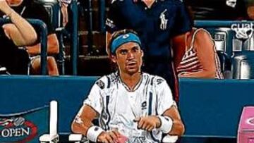 Ferrer durante su discusión con la jueza