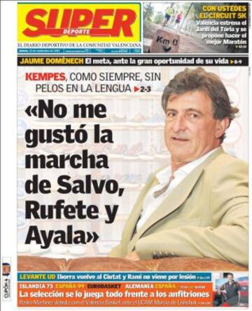 Portadas de la prensa deportiva