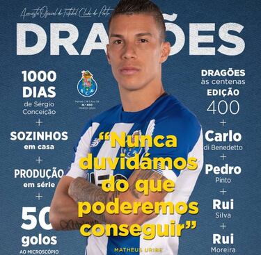 Matheus Uribe: "Con Queiroz el método de juego ha mejorado"