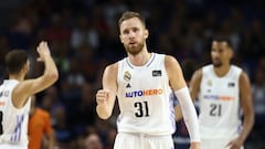 Dzanan Musa, con el Real Madrid.