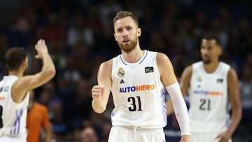 Dzanan Musa, con el Real Madrid.