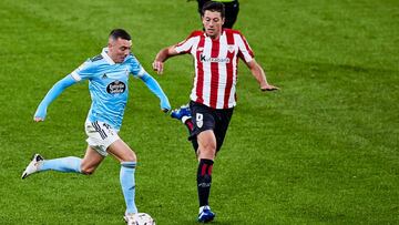 Iago Aspas of Real Club Celta de Vigo during the Spanish league, La Liga Santander, football match played between Athletic Club and Real Club Celta de Vigo at San Mames stadium on December 04, 2020 in Bilbao, Spain.
AFP7
04/12/2020 ONLY FOR USE IN SPAI