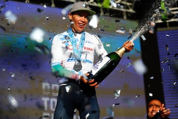 Miguel Ángel López se quedó con la Vuelta a San Juan 2023. Segundo título del ciclista colombiano con el Team Medellín.