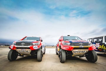 Toyota Hilux, en las verificaciones.