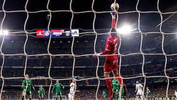 Nereo Champagne durante el partido de Copa entre Real Madrid y Leganés.