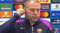 La pregunta tenía miga y la capeó como pudo: escuchen a Flick sobre el City-Madrid