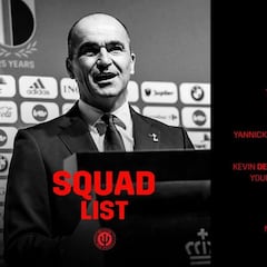 Roberto Martínez convoca para la Eurocopa a Hazard, Courtois y Carrasco