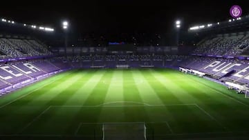 El Valladolid estrena su nueva iluminación: espectacular