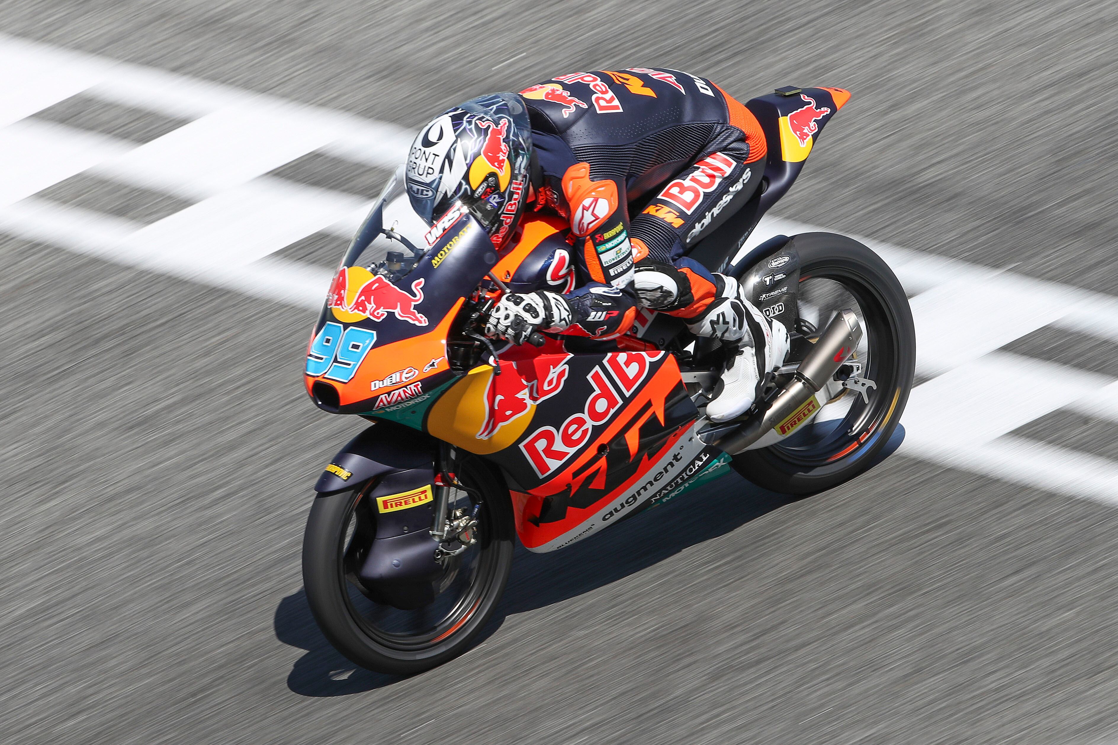 Jos Antonio Ruda en Moto 3 Sesión de clasificación de GP de Tailandia