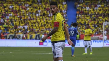 James Rodr&iacute;guez fue clave en el empate contra Brasil.