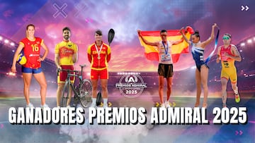 Cartel de los ganadores de los Premios Admiral 2025