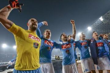 El Napoli está en el sitio 12 y es el segundo club de Italia que aparece en la lista, suma 9 mil 823 puntos.