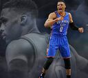 Animalada para la historia de Russell Westbrook: 57+13+11