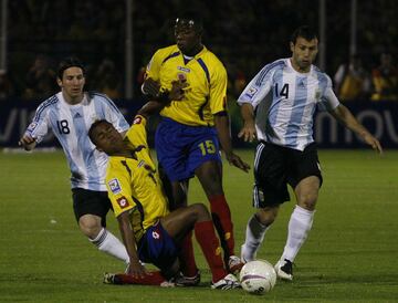 Colombia vs. Argentina en 2007.