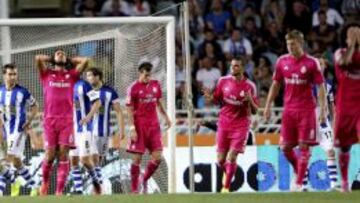 Suicidio del Madrid en Anoeta