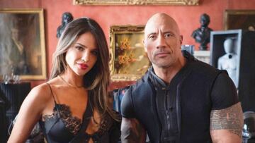 La Roca publicó una foto con la actriz para darle la bienvenida a la saga, a través de su cuenta de Instagram; esta es la segunda película en la que aparece con Dwayne Johnson.