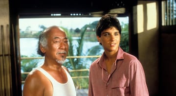 karate kid pat morita ralph macchio