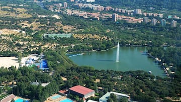 Lago de la Casa de Campo de Madrid