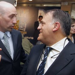 Rubiales avisa a Tebas: "No me gusta que se juegue los lunes"