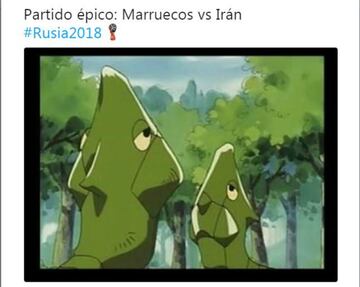 Marruecos e Irán no aburrieron en los memes