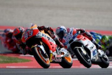 Marc Márquez y Andrea Dovizioso.