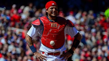 Yadier Molina y el truco de la pelota mágica