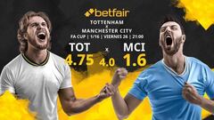 Tottenham Hotspur FC vs. Manchester City FC: horario, TV, estadísticas, cuadro y pronósticos