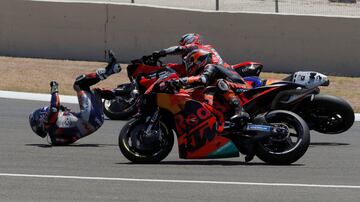 Accidente de Miguel Oliveira.