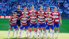 Once del Granada en Vigo