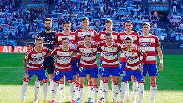 Once del Granada en Vigo
