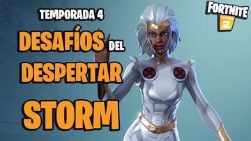 Fortnite Temporada 4: gu&iacute;a de desaf&iacute;os del Despertar de Storm