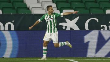 Canales, tras marcar ante el Celta.