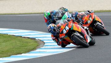 Oliveira por delante de Binder y Morbidelli en Australia.