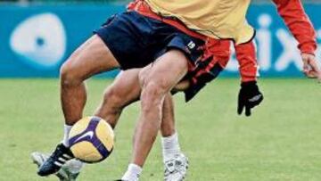 <b>POSIBLE NOVEDAD. </b>Vila podría ser la principal novedad en el once de Pepe Murcia en Las Palmas.