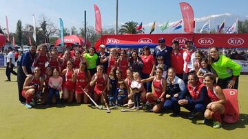 Las Diablitas celebran el título del Series Open