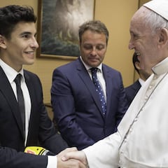 Márquez, con el Papa: "Una vez en la vida es bueno conocerle"