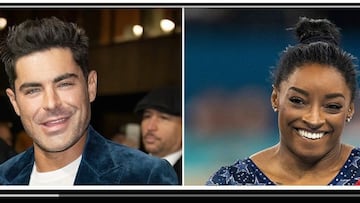 El video viral entre Zac Efron y Simone Biles